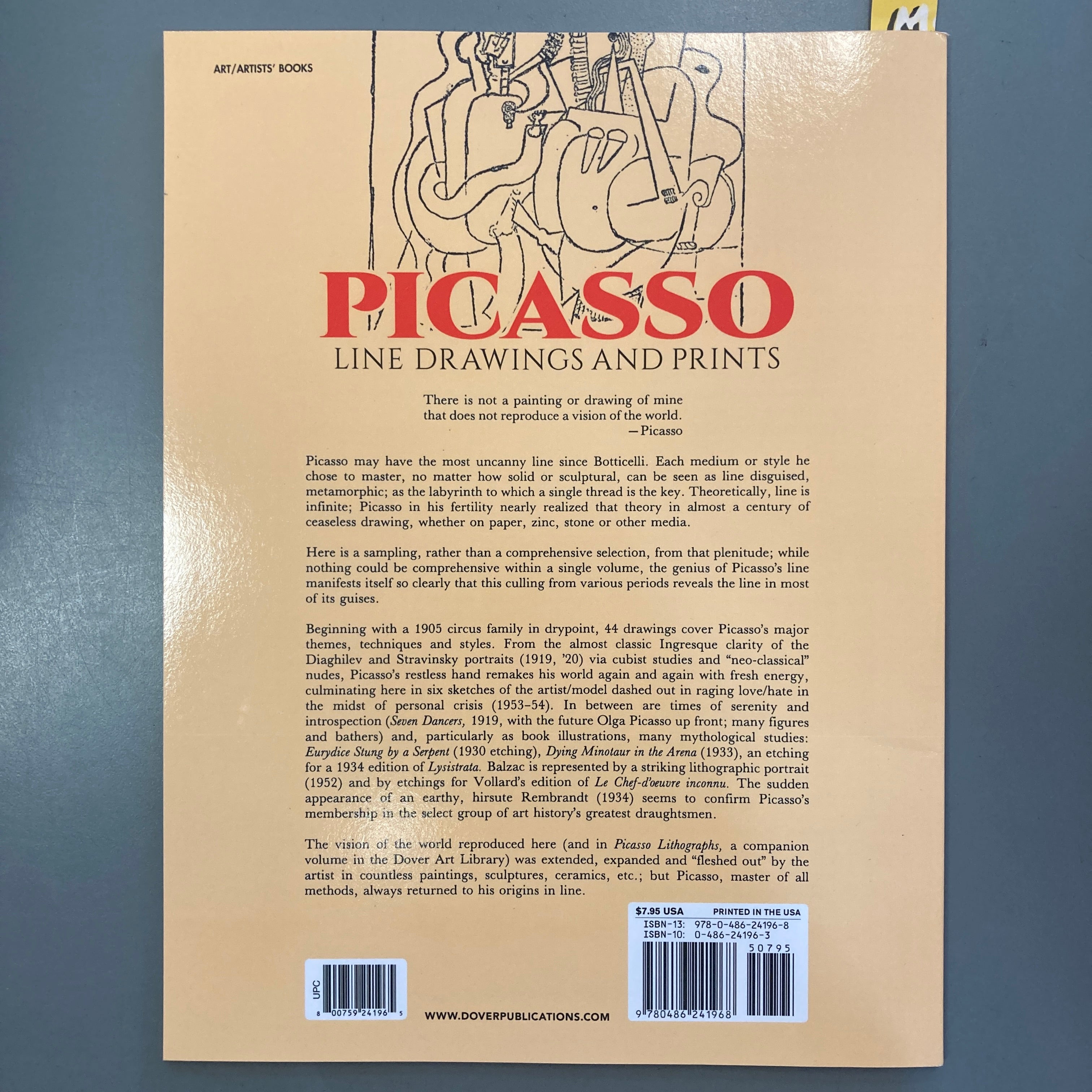 Picasso: Line Drawings and Prints – Little Deer Comics