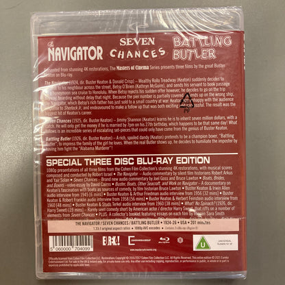 Buster Keaton: The Navigator, Seven Chances & Battling Butler (Blu-ray)