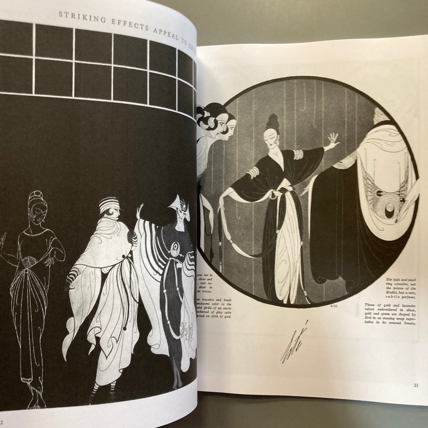 Erté's Fashion Designs