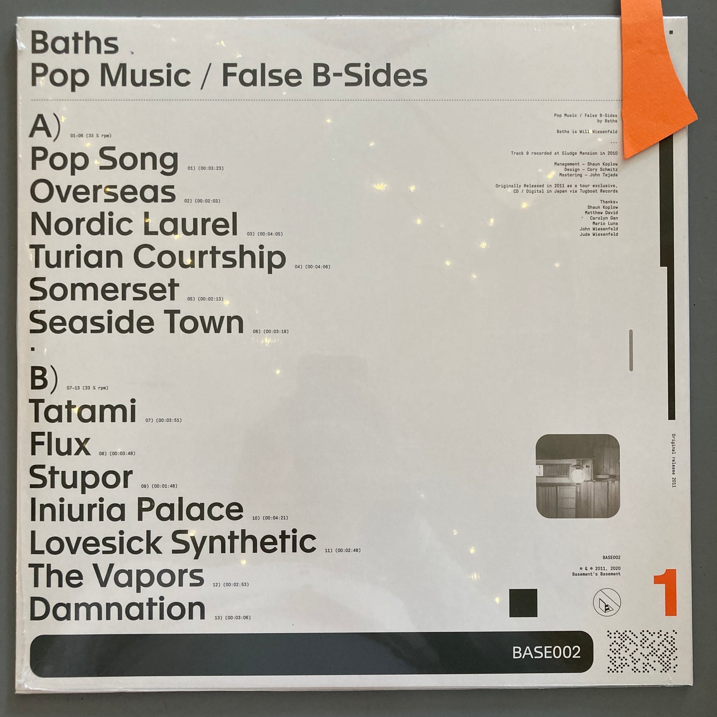 Pop Music / False B-Sides (Vinyl)