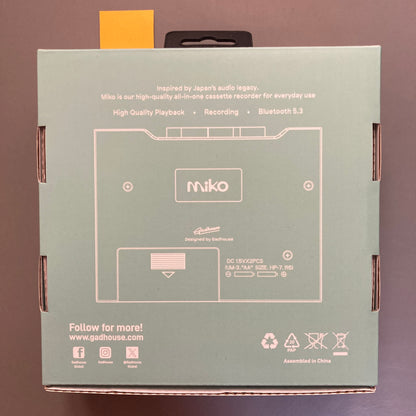 Miko Cassette Player: Mint (Electronics)