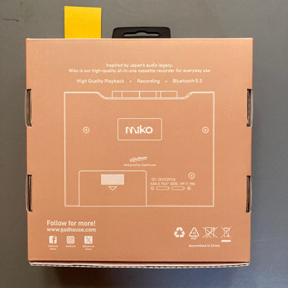 Miko Cassette Player: Smoke (Electronics)