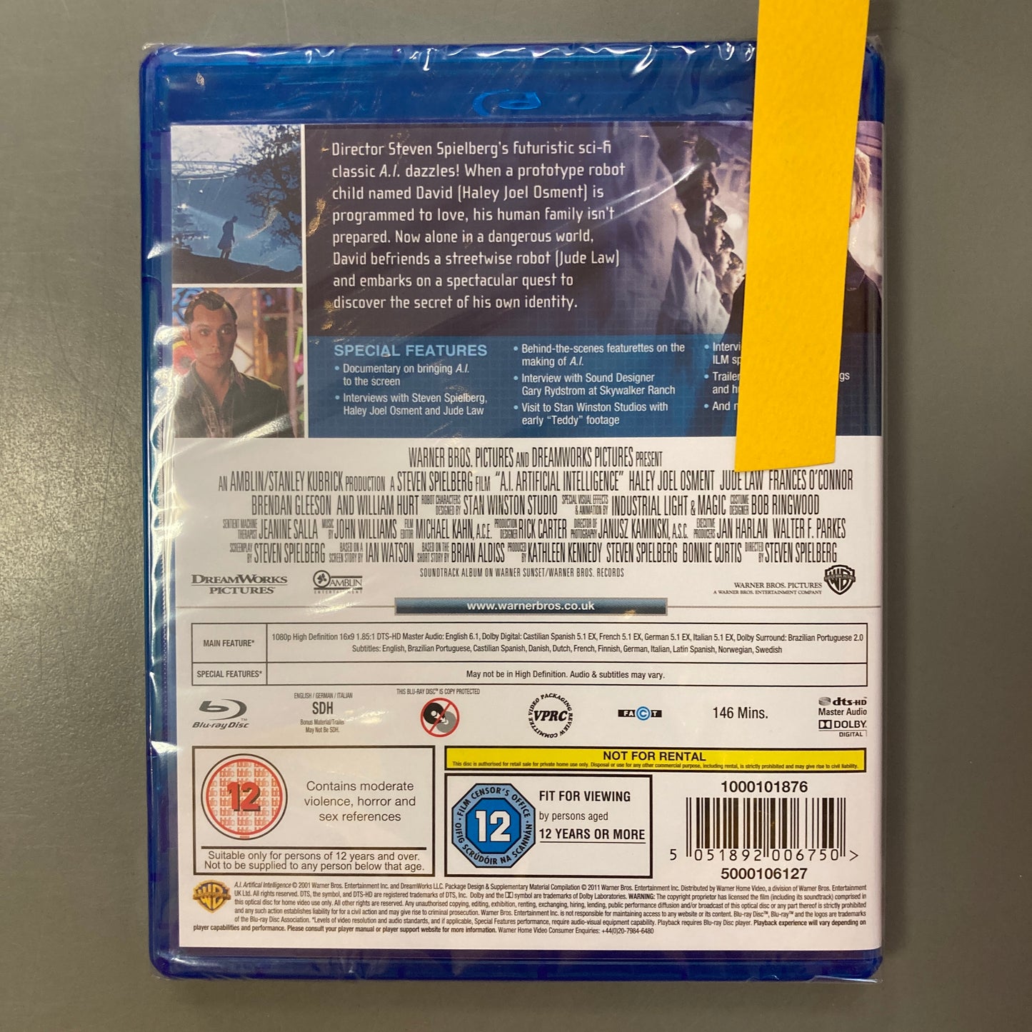 A.I. Artificial Intelligence (Blu-ray)