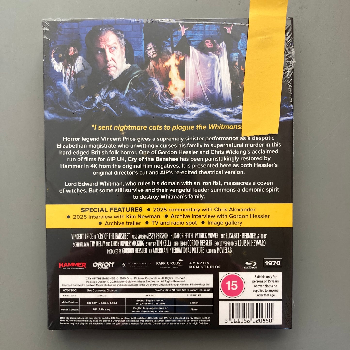 Cry of the Banshee (2x Blu-ray)