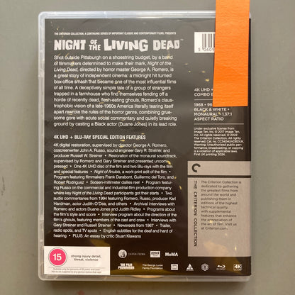 Night of the Living Dead (4k + Blu-ray)