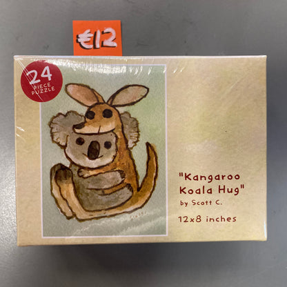 Kangaroo Koala Hug (Jigsaw Puzzle)