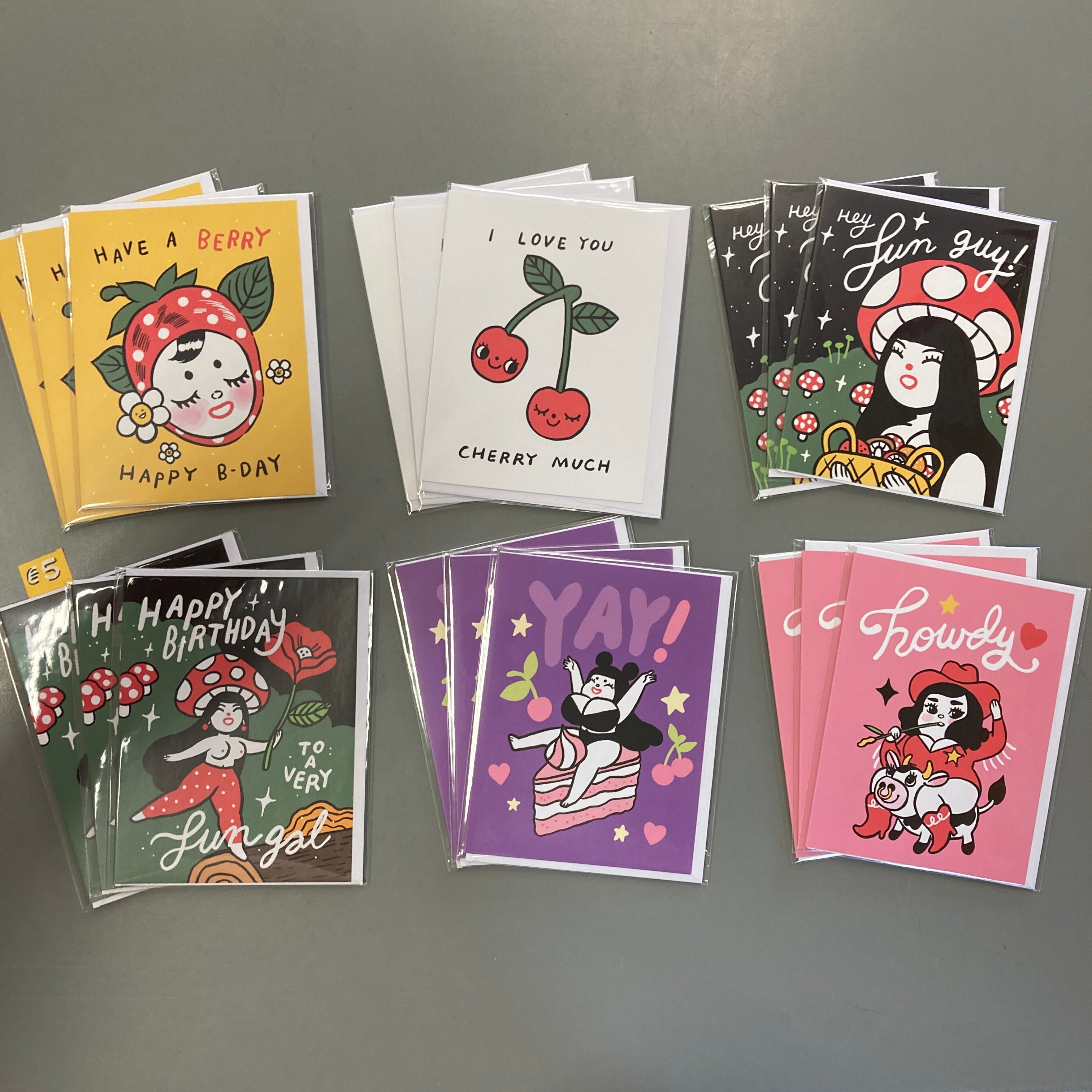 Mel Stringer Greeting Cards – Little Deer Comics