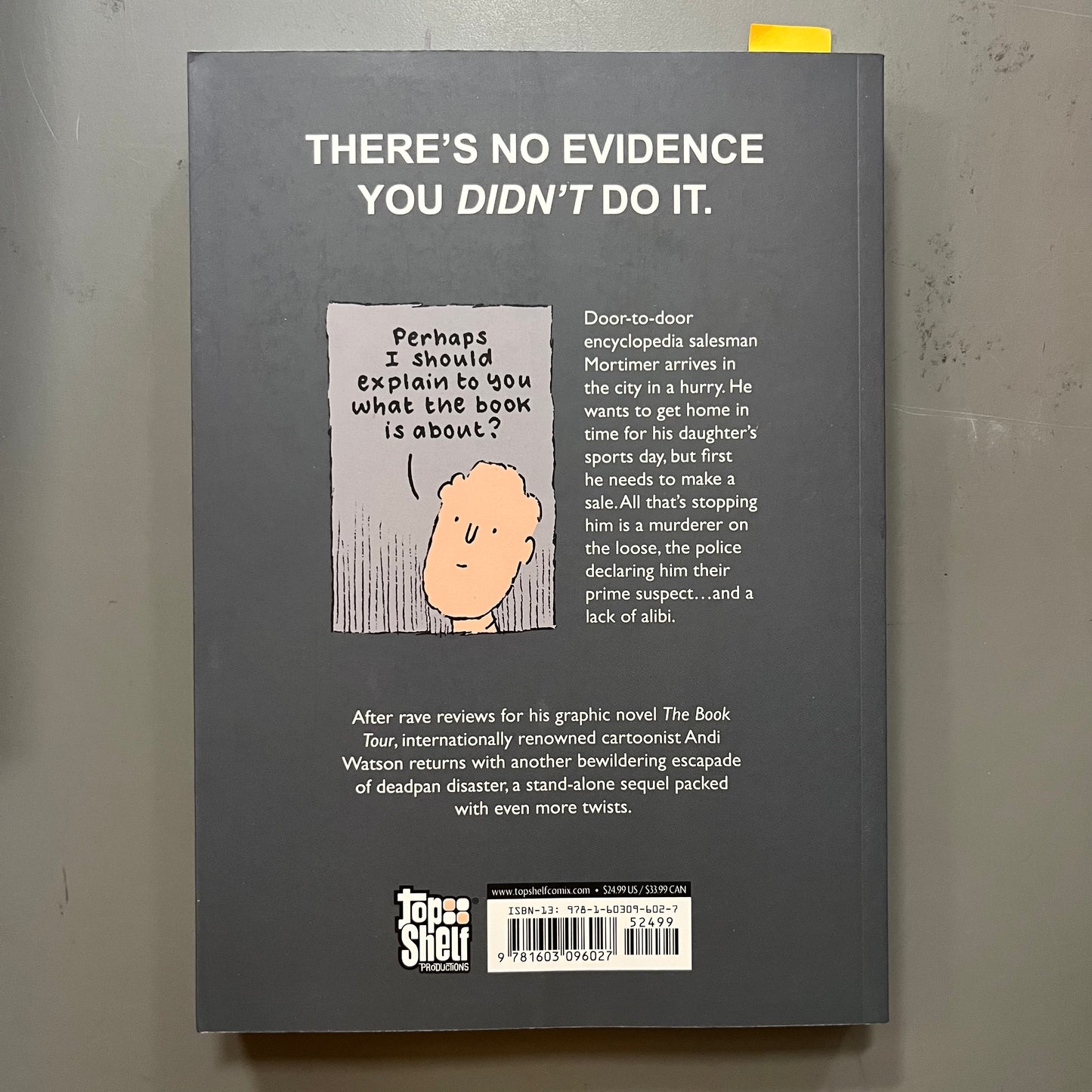 The Book Tour: A Lack of Alibi