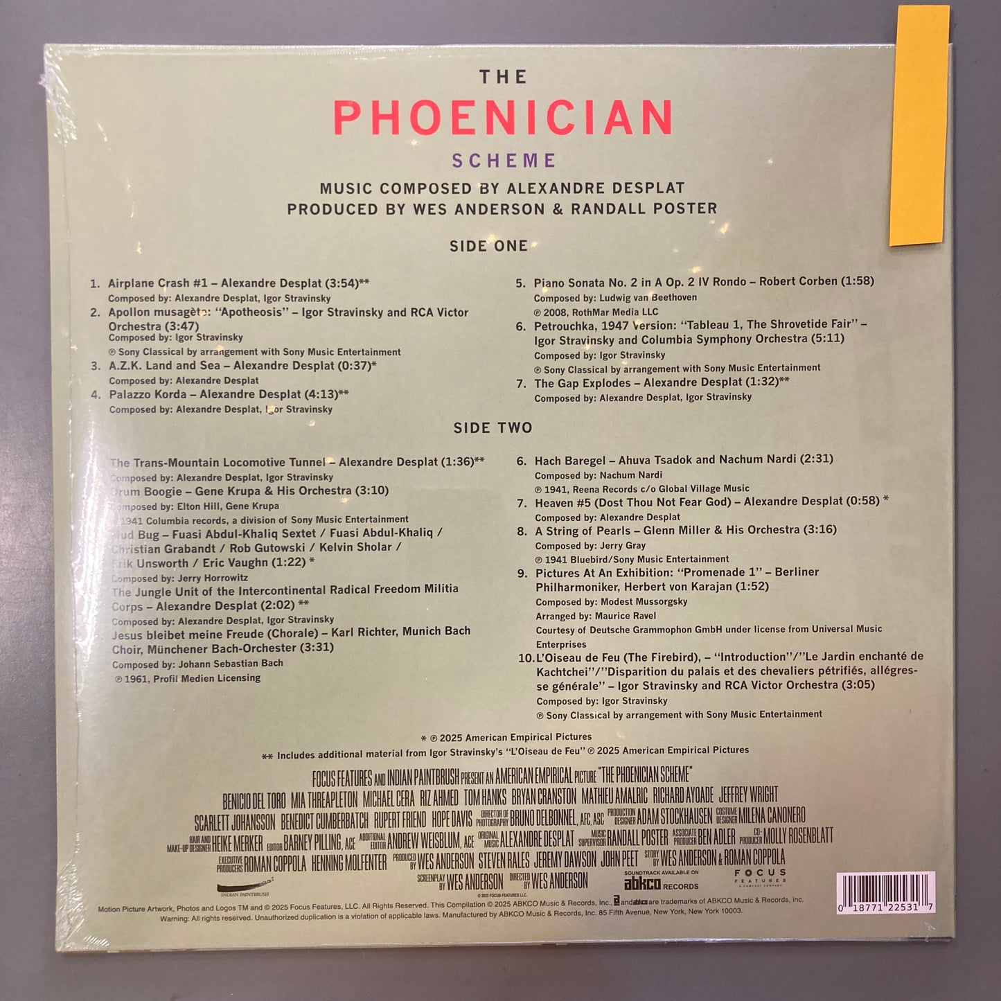 The Phoenician Scheme (Vinyl)