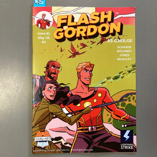 Flash Gordan: Issue #1, as Gaeilge