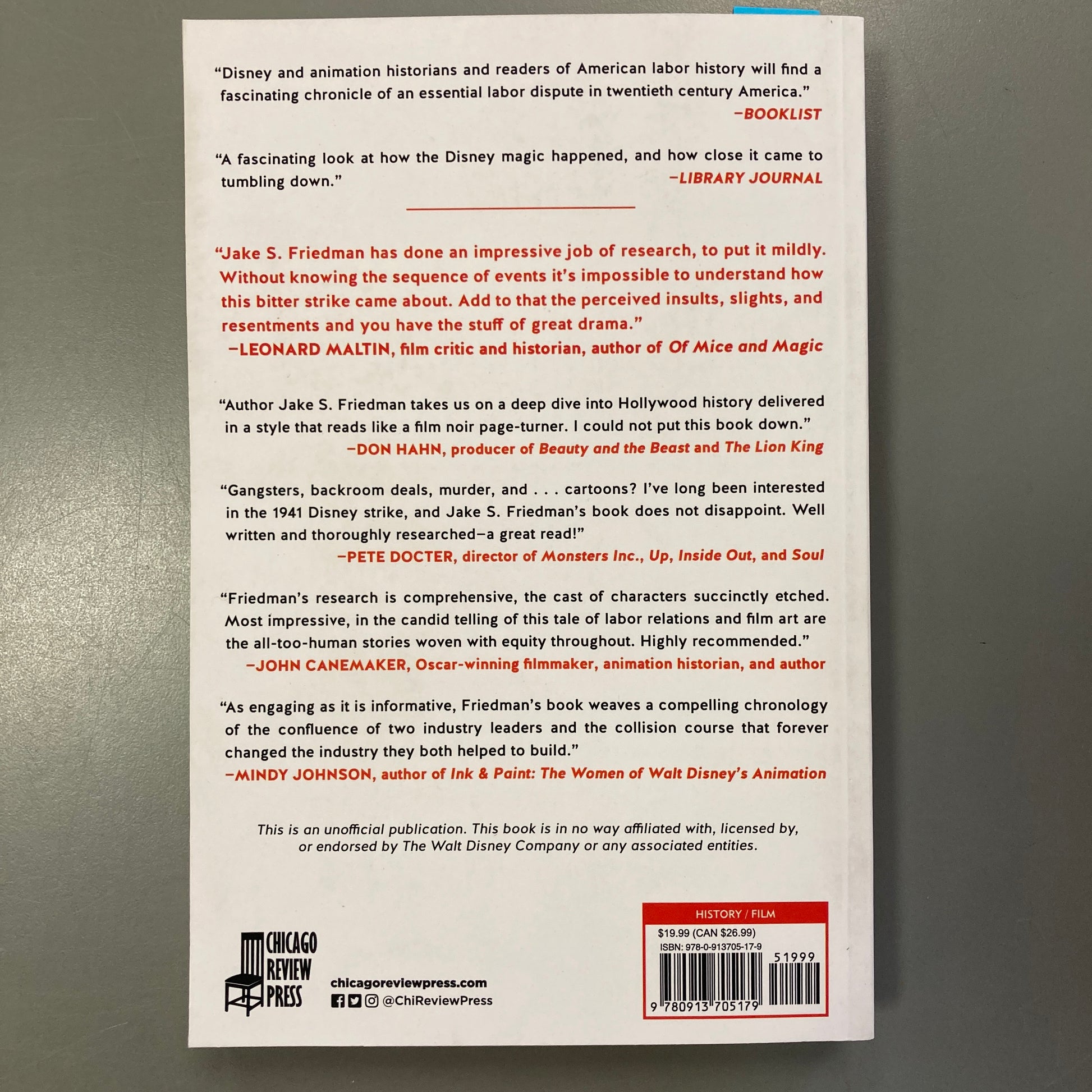 The Disney Revolt: The Great Labor War of Animation’s Golden Age