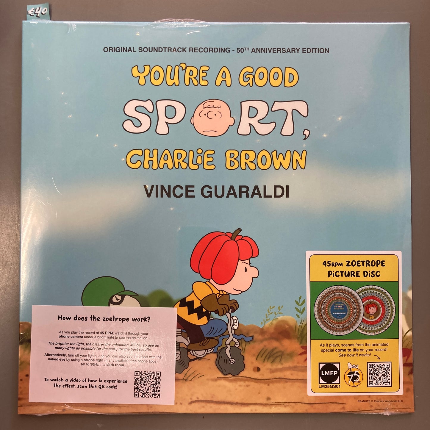 You're a Good Sport, Charlie Brown [Zoetrope Art] (Vinyl)