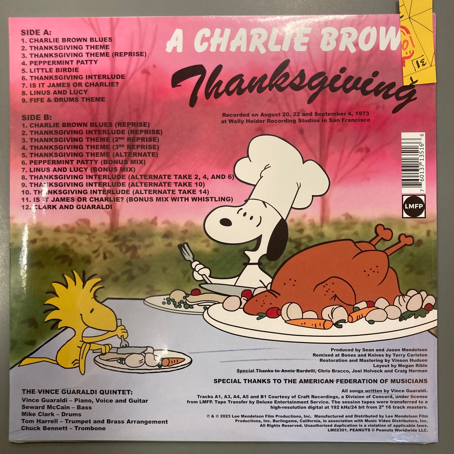 A Charlie Brown Thanksgiving (Vinyl)