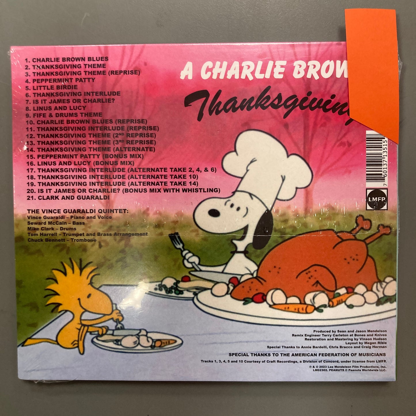 A Charlie Brown Thanksgiving (Audio CD)