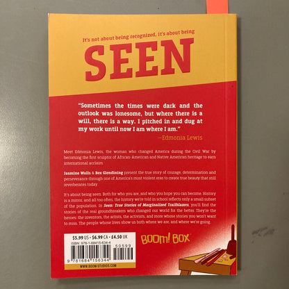 Seen, True Stories of Marginalized Trailblazers: Edmonia Lewis