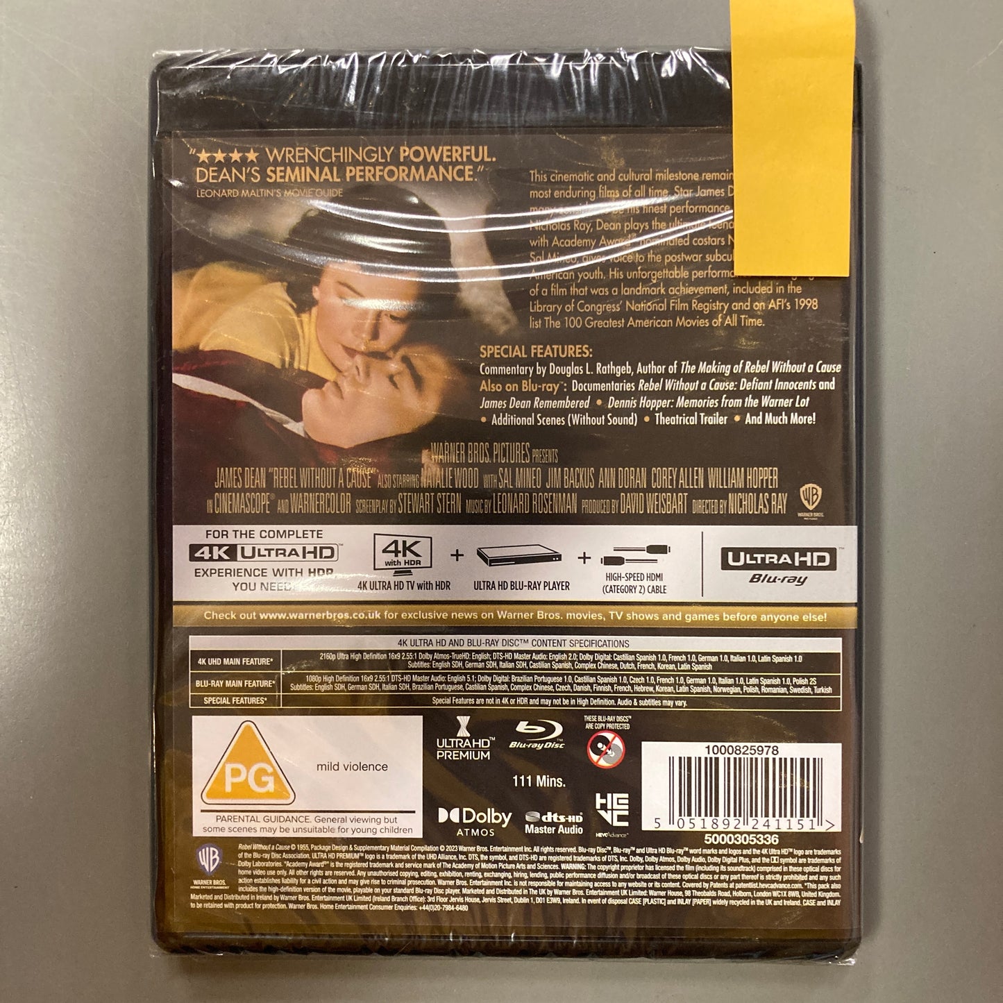 Rebel Without A Cause (4k + Blu-ray)