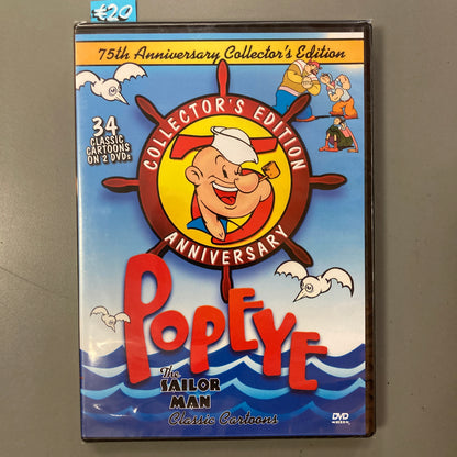 Popeye The Sailor Man, 75th Anniversary  (DVD)