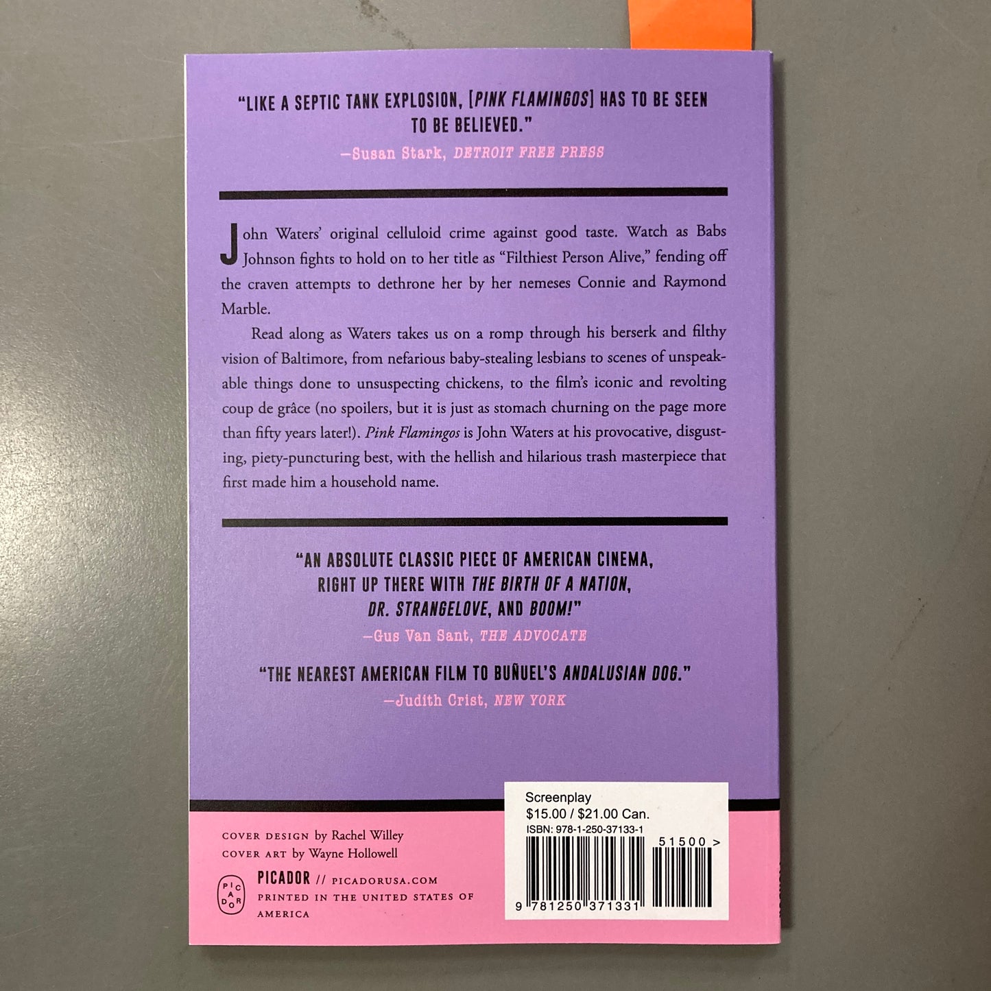 Pink Flamingos, A Screenplay