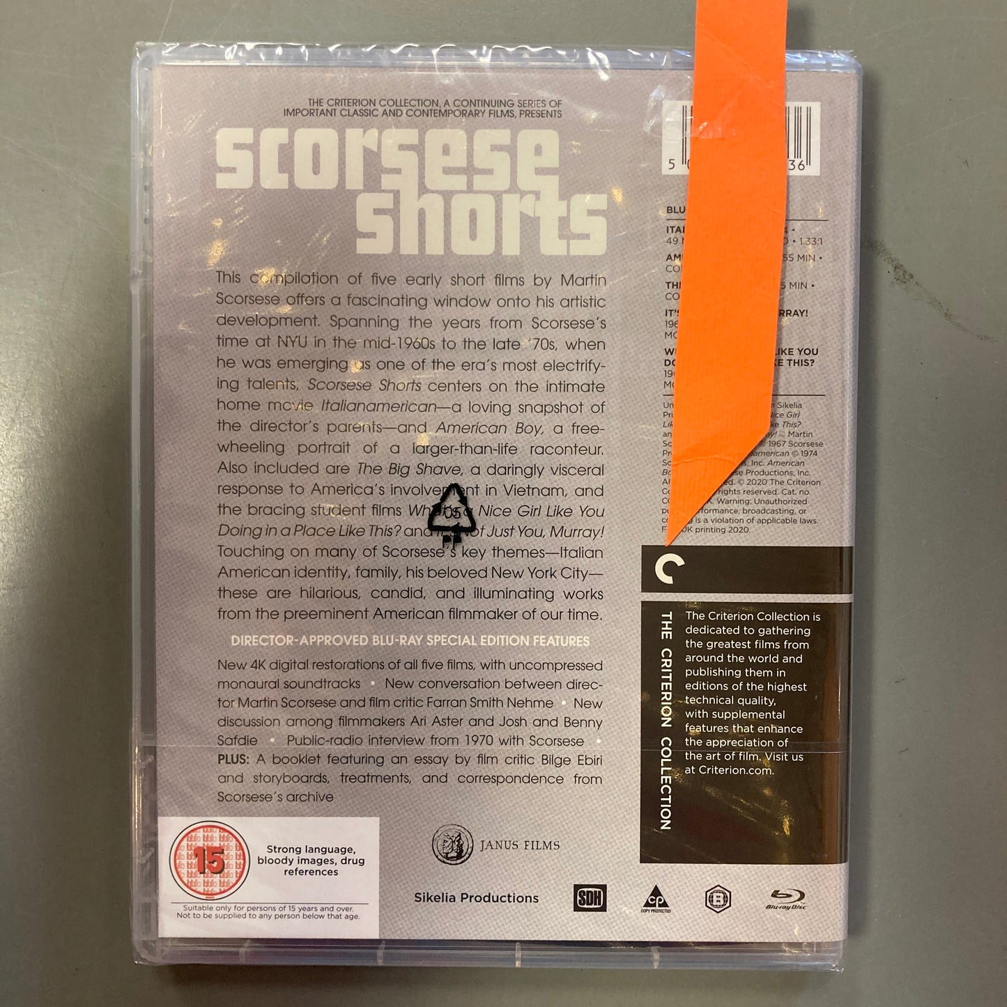 Scorsese Shorts (Blu-ray)