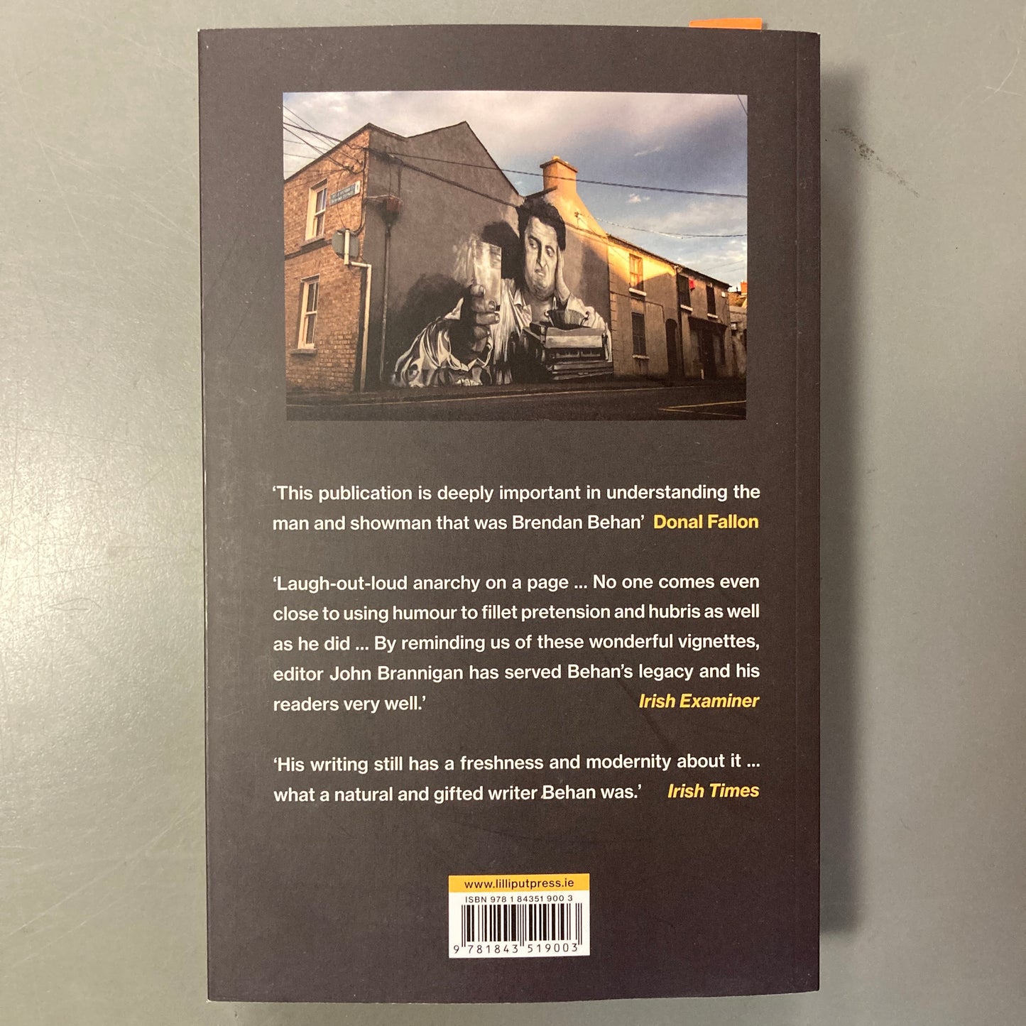 A Bit of a Writer: Brendan Behan's Collected Short Prose