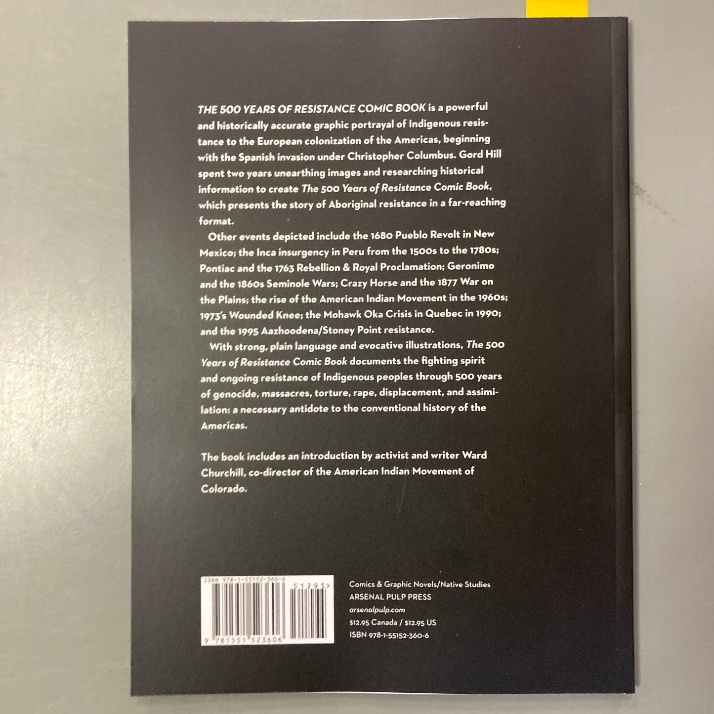 The 500 Years of Resistance Comic Book