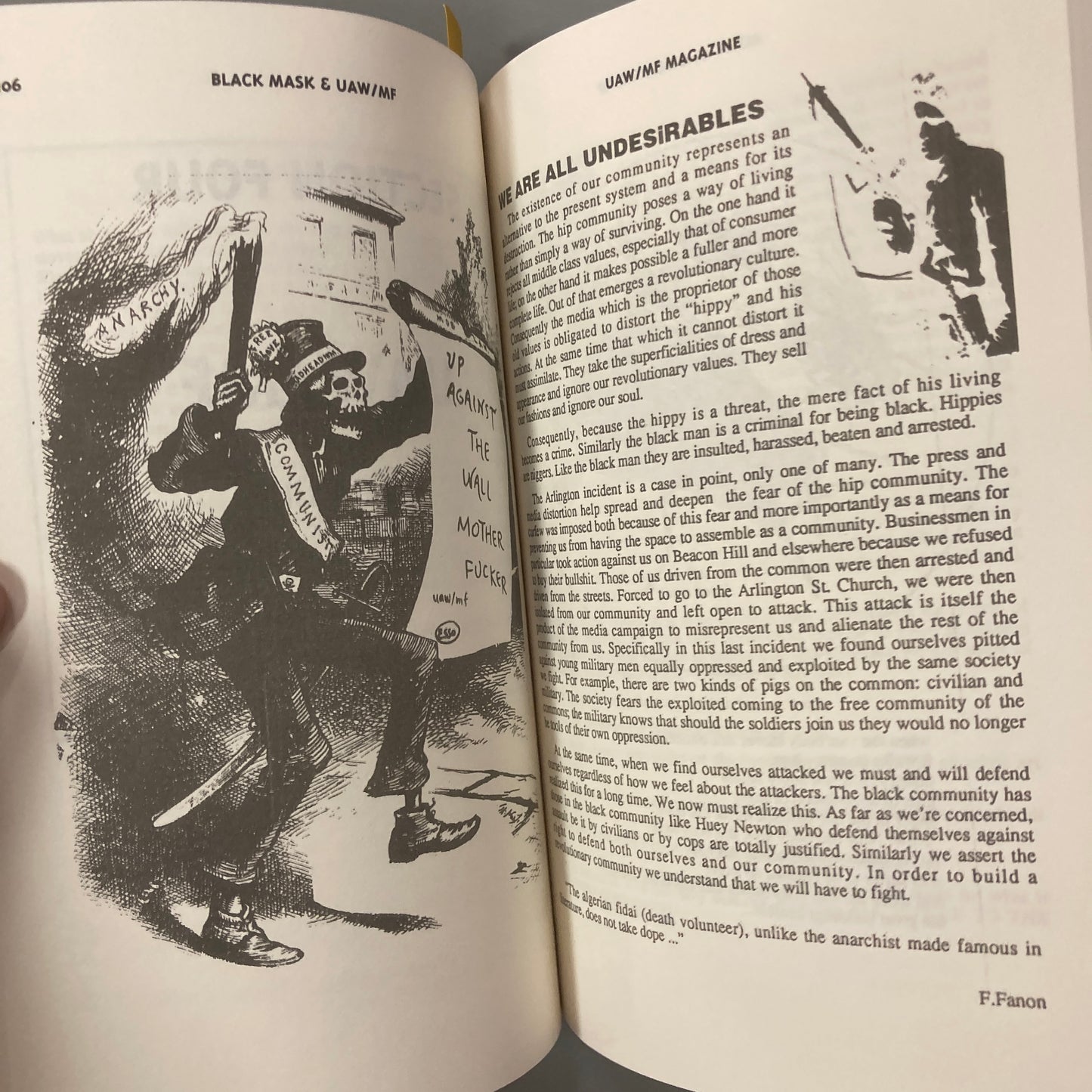 Black Mask & Up Against the Wall Motherfucker