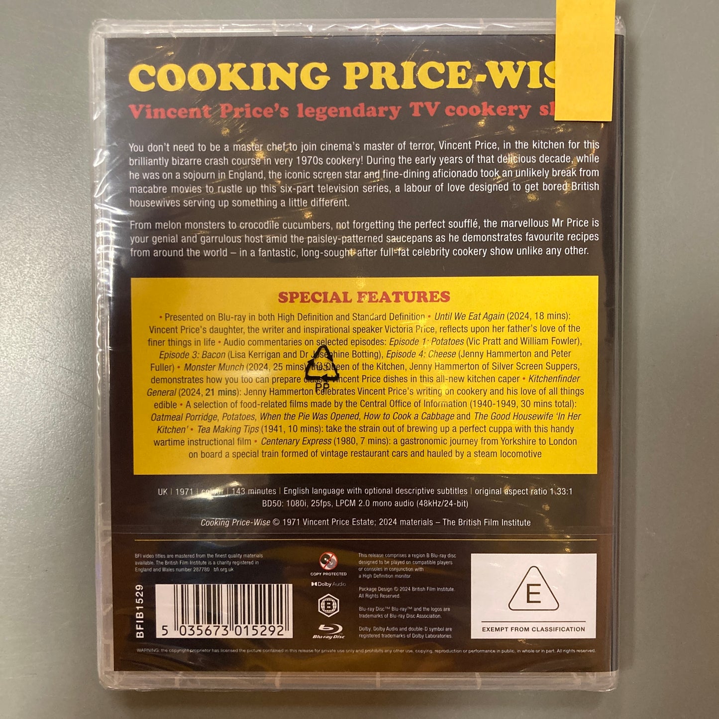 Cooking Price-Wise (Blu-ray)