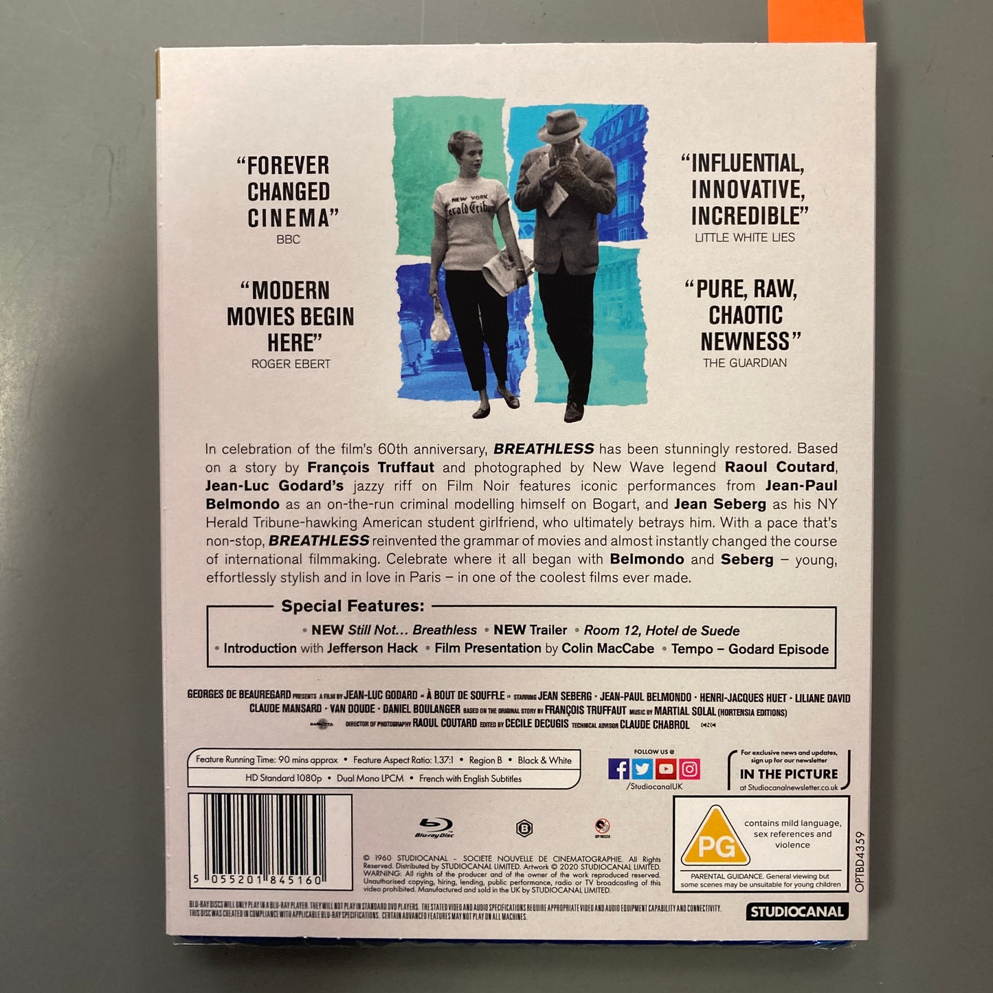 À Bout de Souffle / Breathless (Blu-ray)