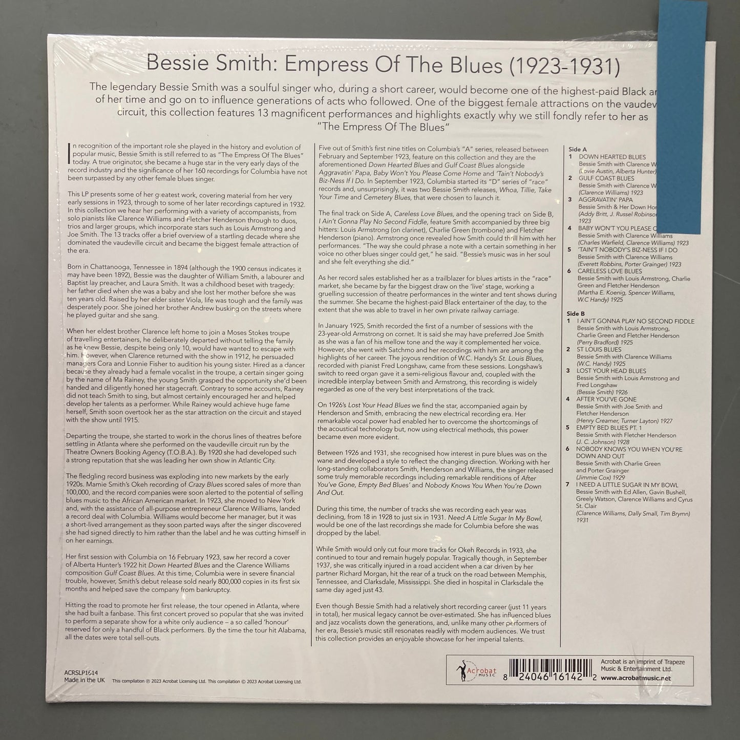 Empress Of The Blues 1923-1932 (Vinyl)