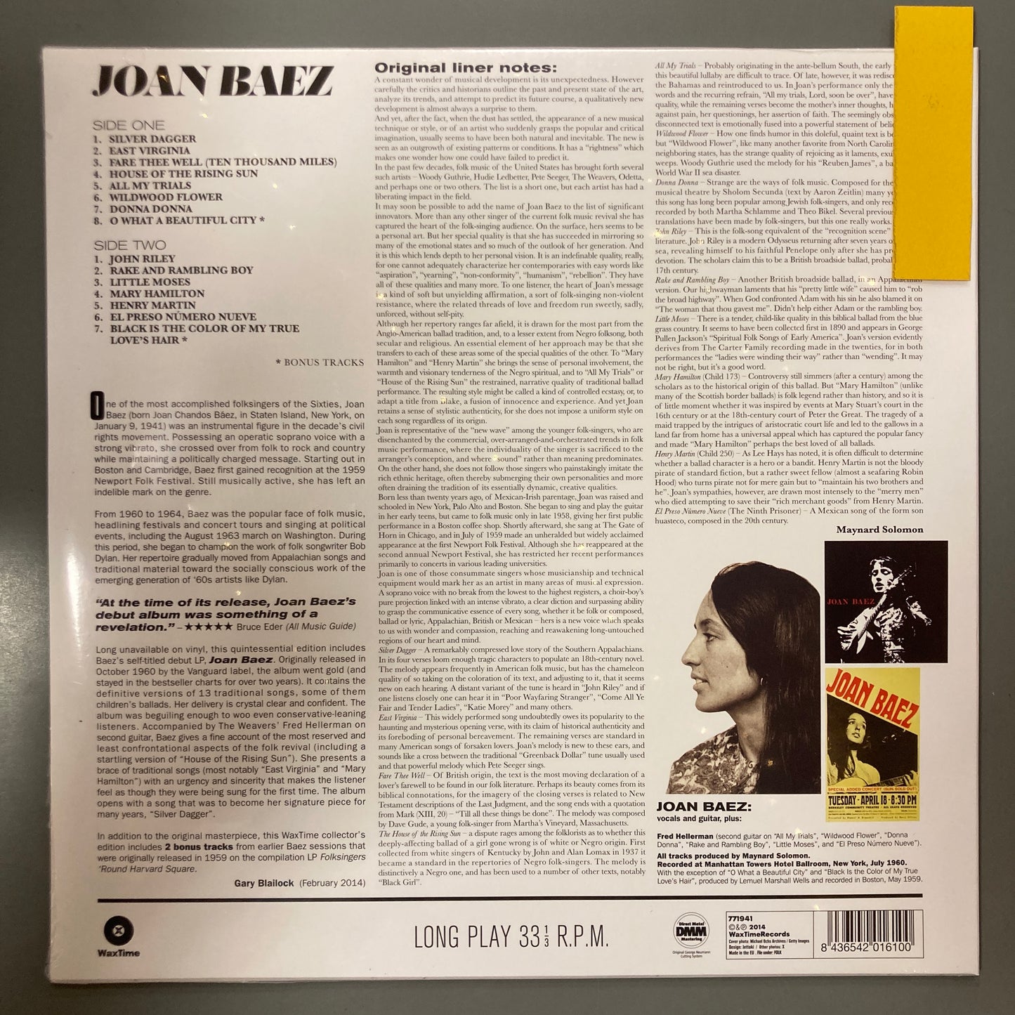 Joan Baez (Vinyl)