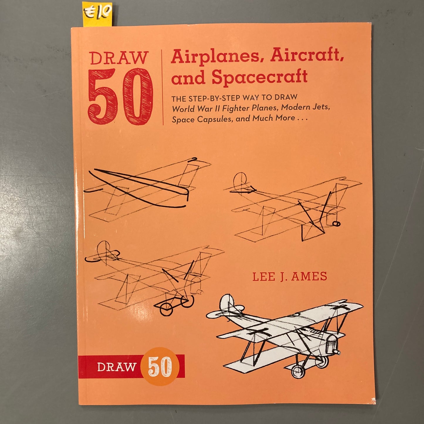 Draw 50 Airplanes, Aircraft, and Spacecraft