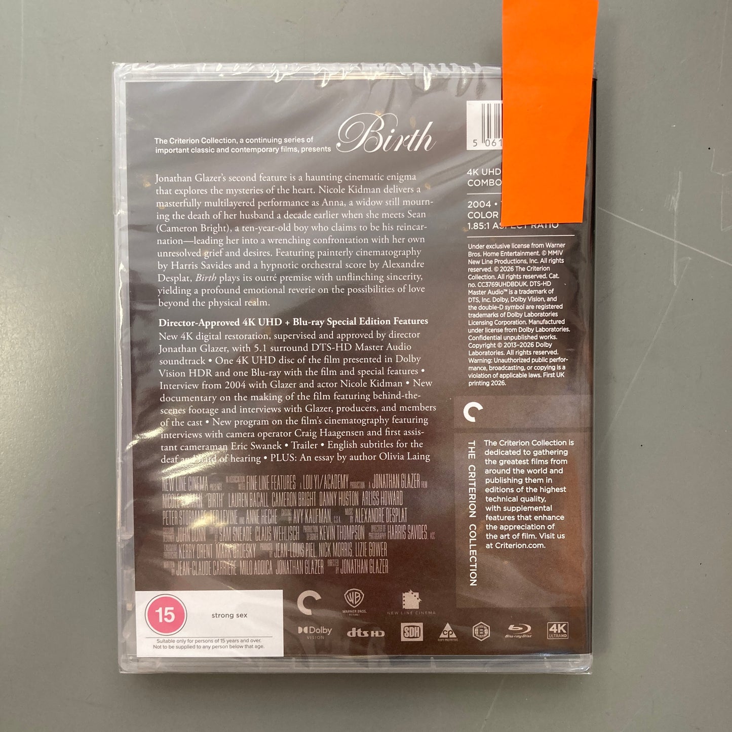 Birth (4k + Blu-ray)
