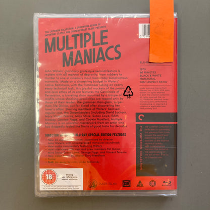 Multiple Maniacs (Blu-ray)