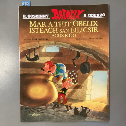 Asterix Mar a Thit Obelix Isteach san Éilicsir agus é Óg