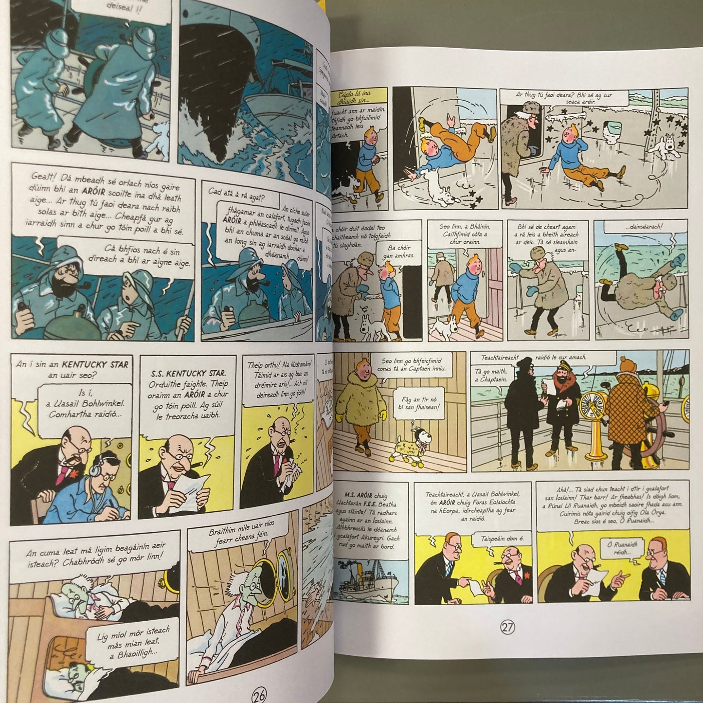 Eachtraí Tintin: An Réalta Reatha