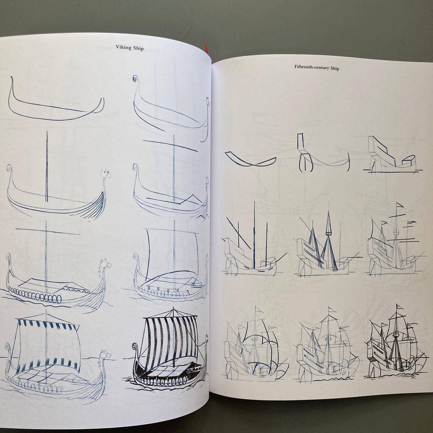 Draw 50 Boats, Ships, Trucks, and Trains
