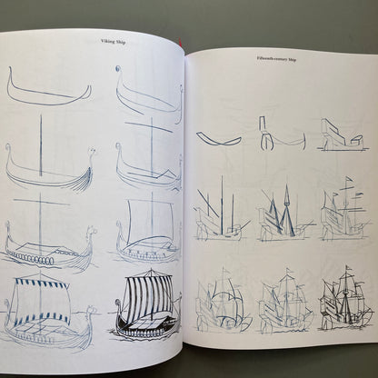 Draw 50 Boats, Ships, Trucks, and Trains
