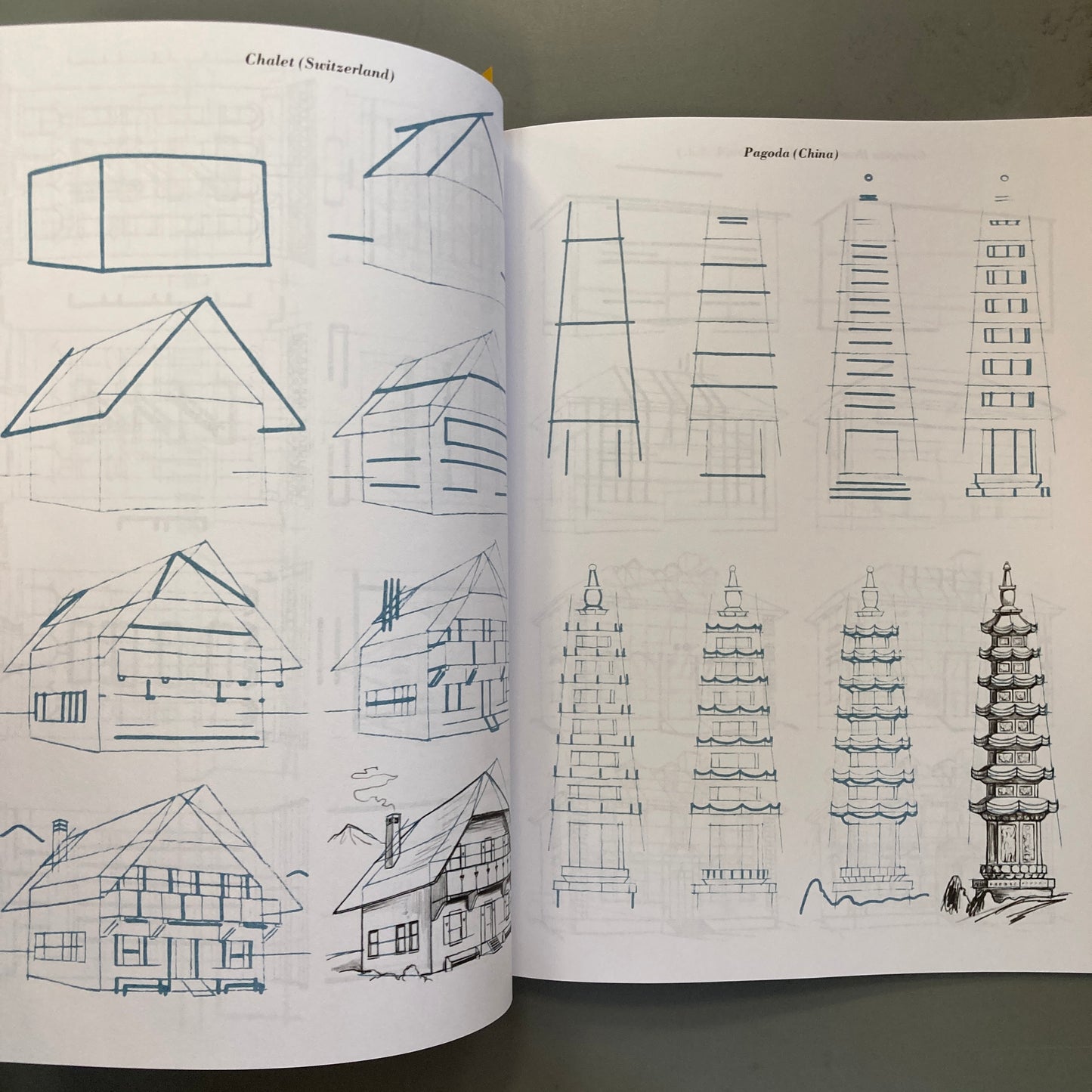 Draw 50 Buildings and Other Structures