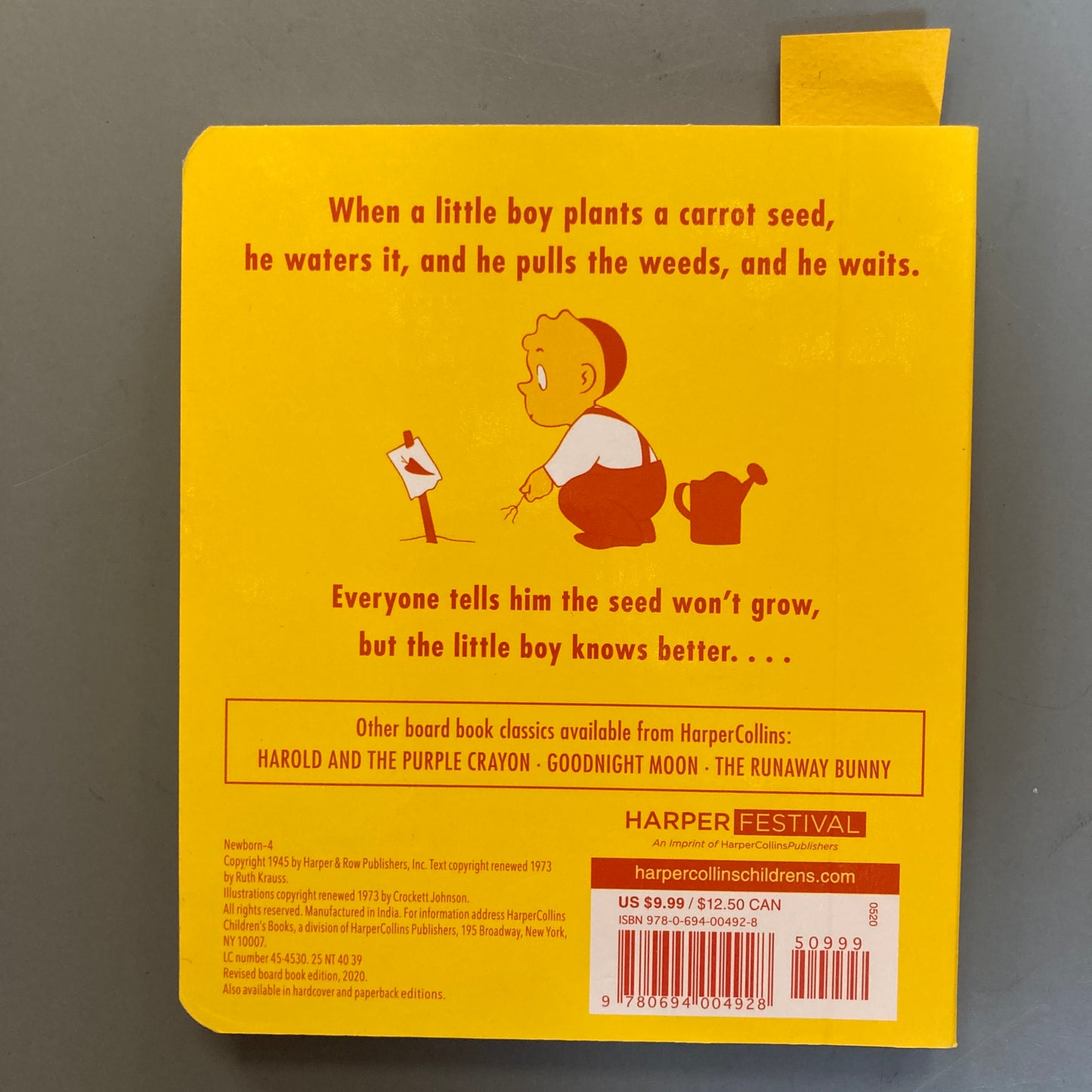 The Carrot Seed (Board Book)