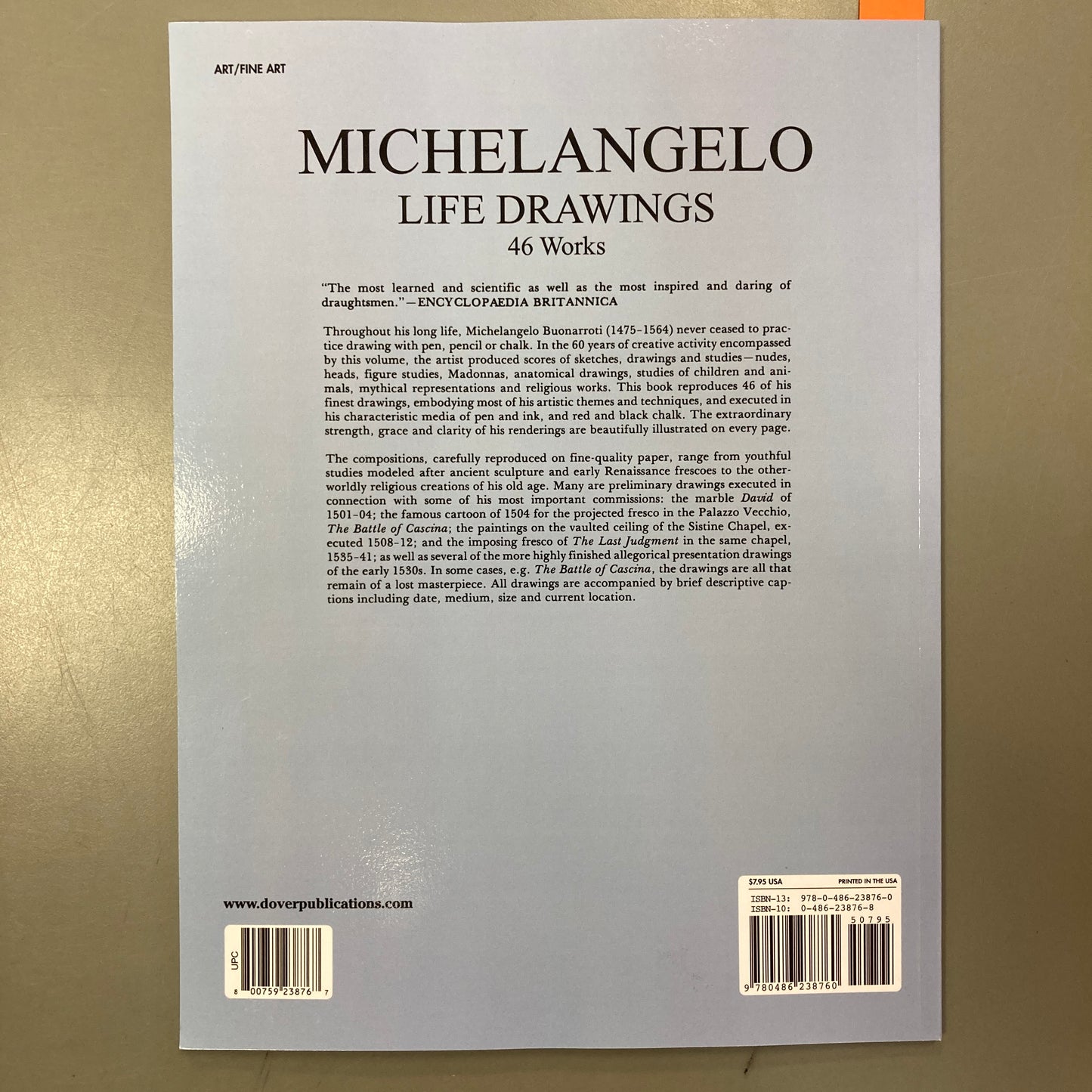 Michelangelo: Life Drawings