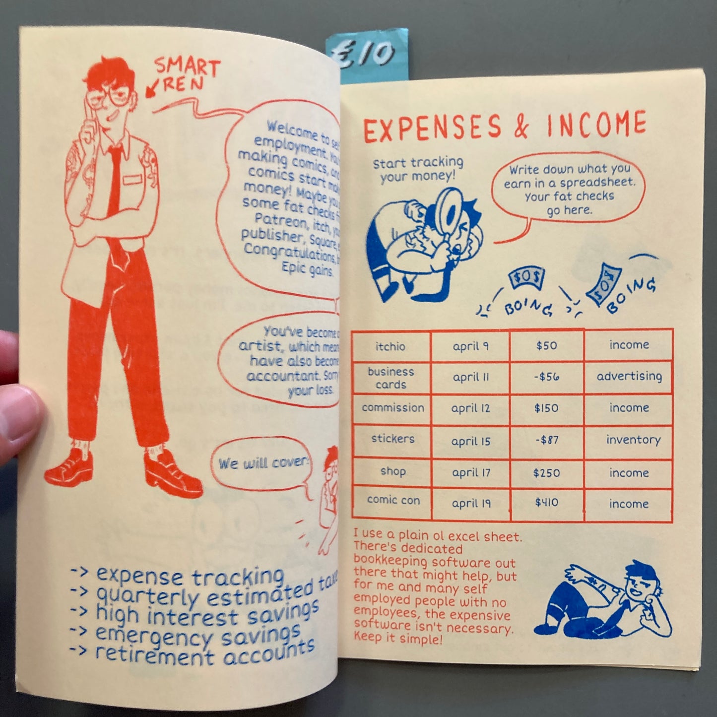 Basic Money Guide for Comic Artists and Other Freelancers