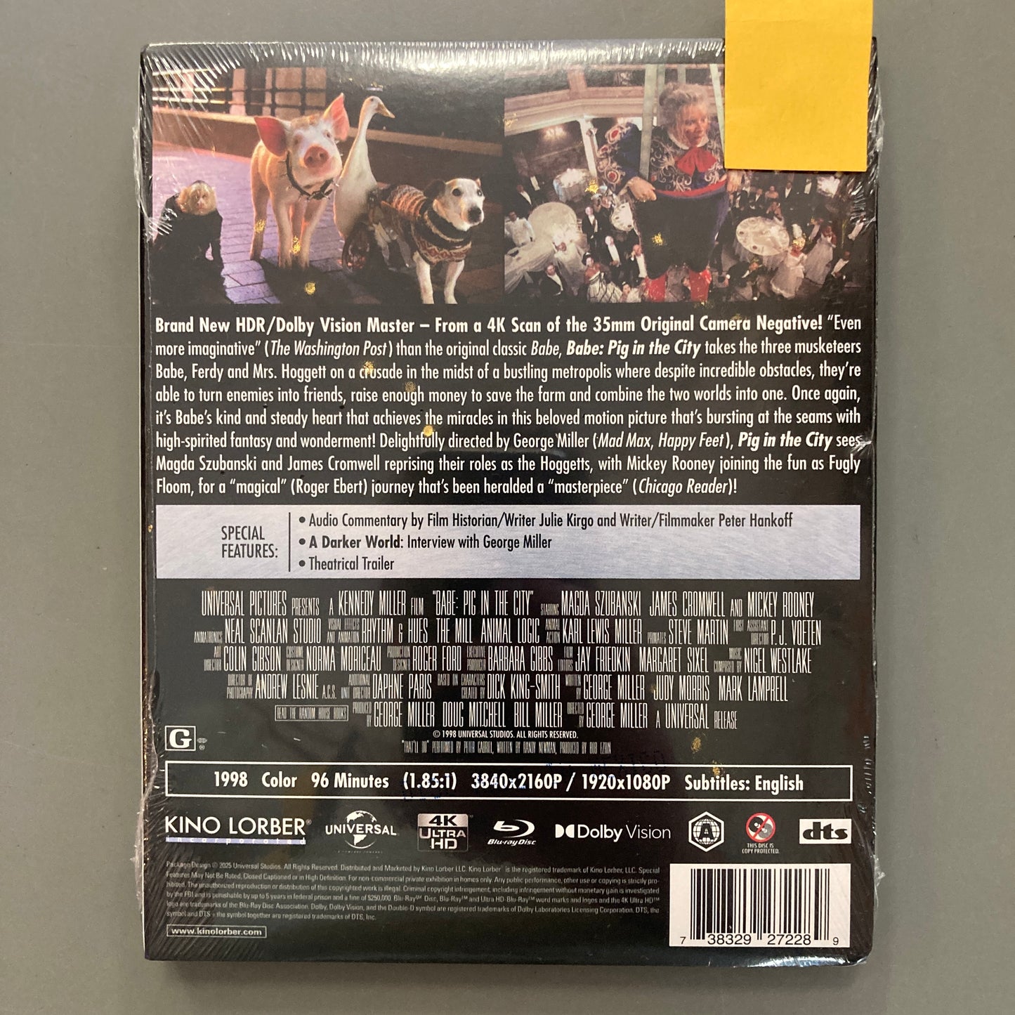 Babe: Pig in the City (4k + Blu-ray)