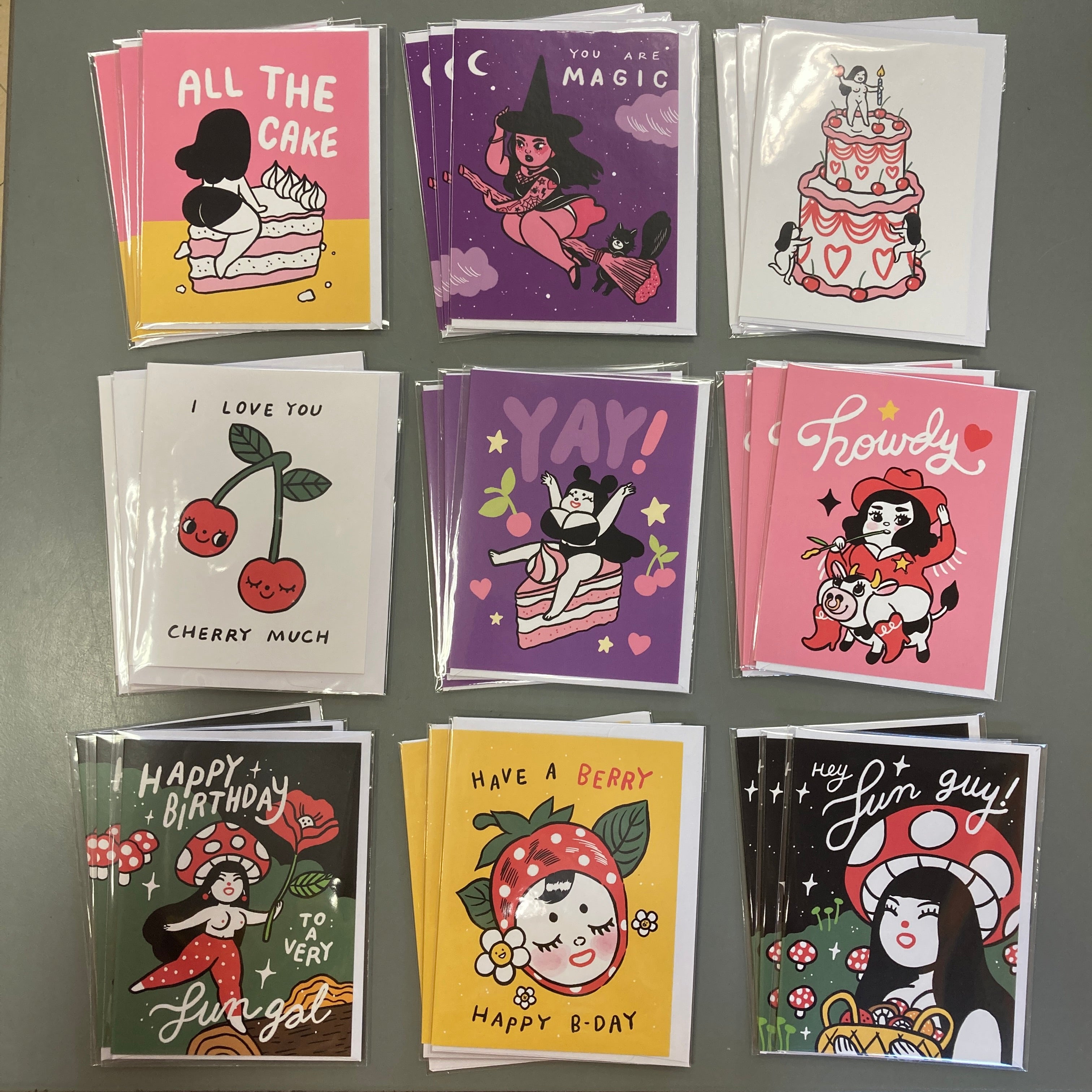 Mel Stringer Greeting Cards – Little Deer Comics