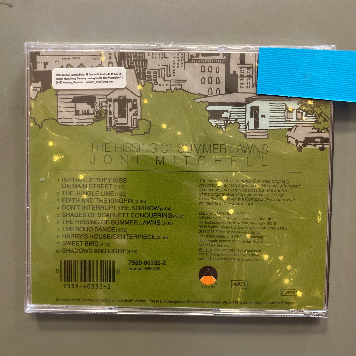 The Hissing Of Summer Lawns (CD)