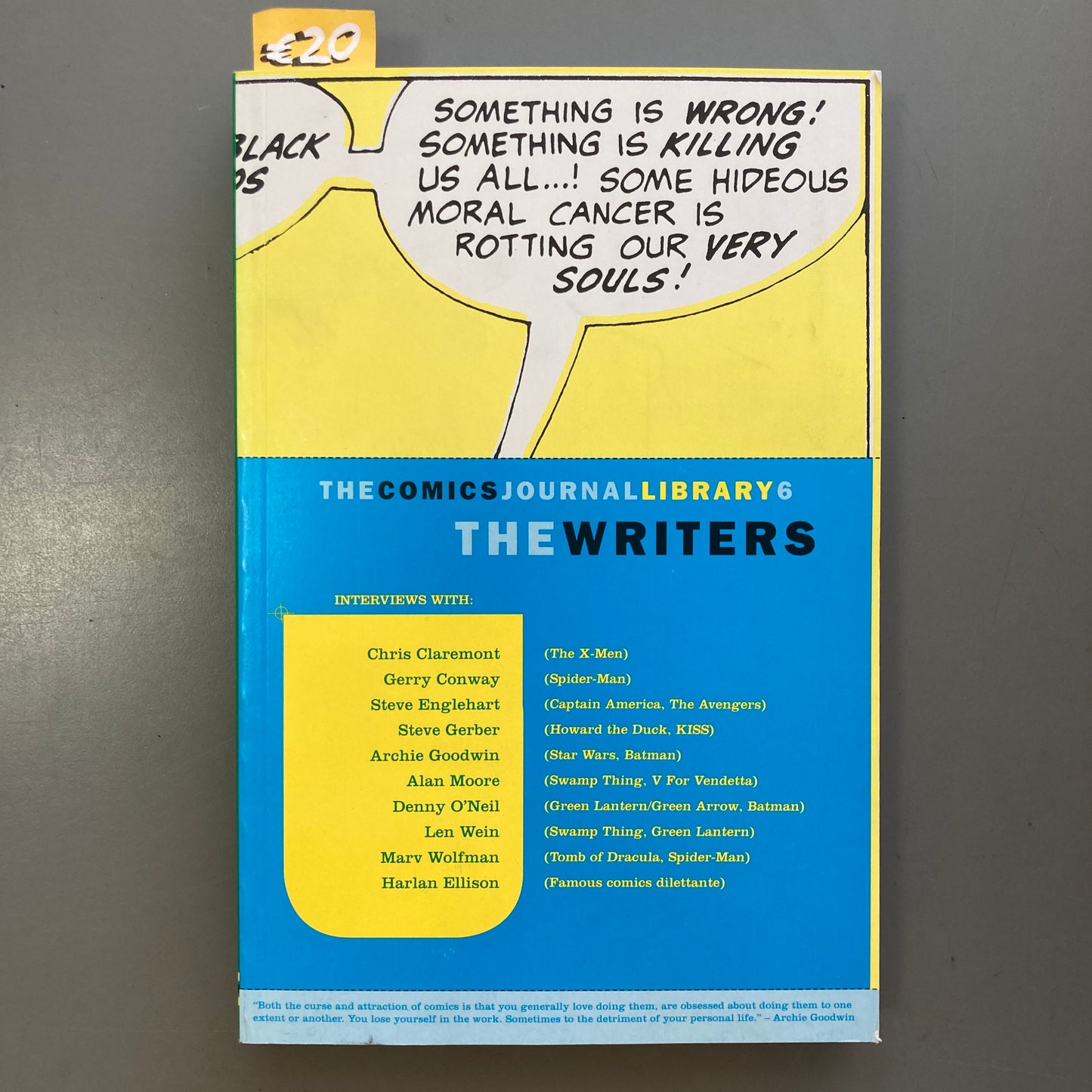The Comics Journal Library: The Writers