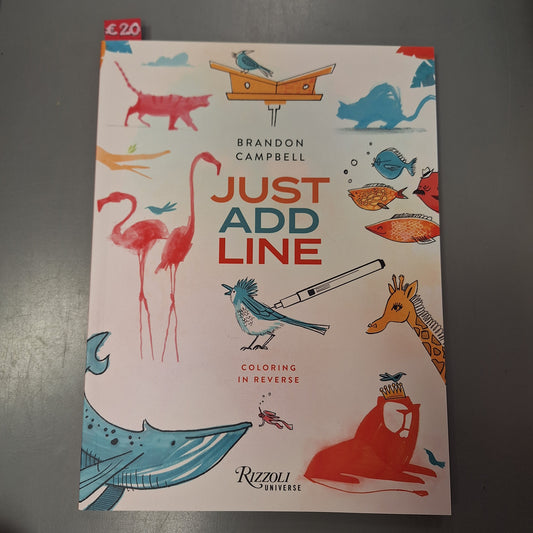 Just Add Line: Coloring in Reverse