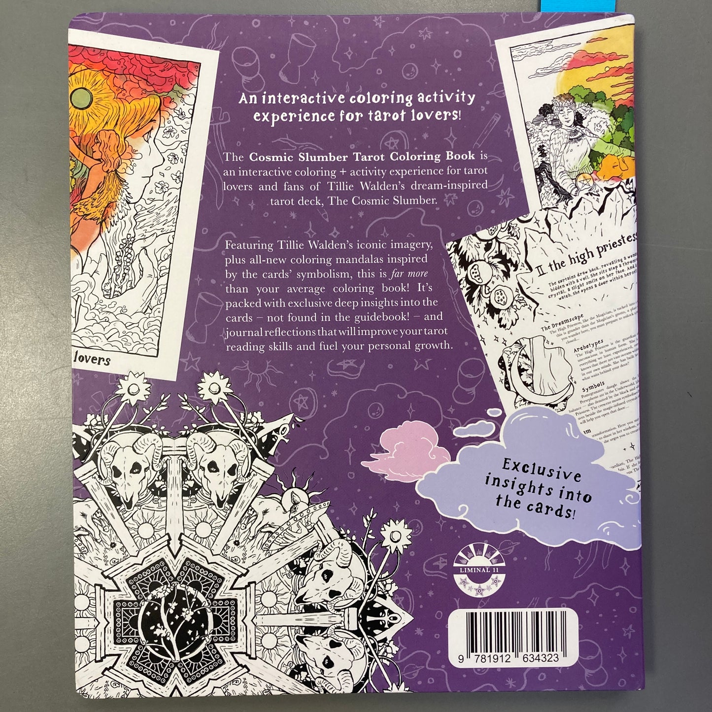 The Cosmic Slumber Tarot Coloring Book