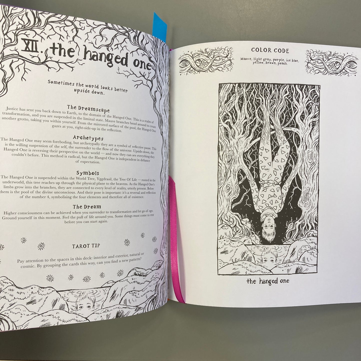 The Cosmic Slumber Tarot Coloring Book