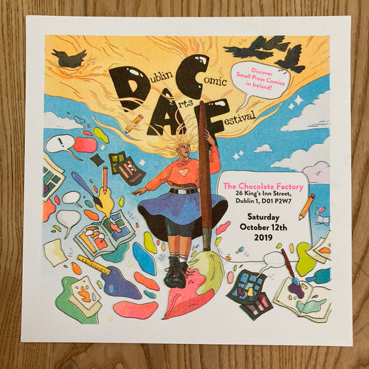 DCAF Poster by Dearbhla Kelly, Autumn 2019